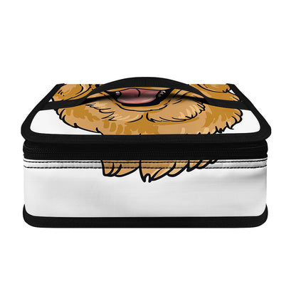Patrick's Day Golden Retriever Print Small Lunch Bag