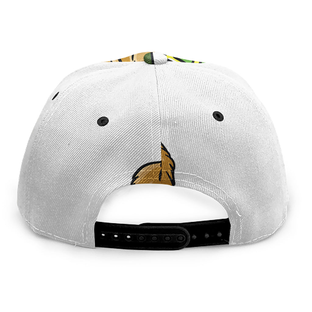 Patrick's Day Golden Retriever Print Snapback Cap