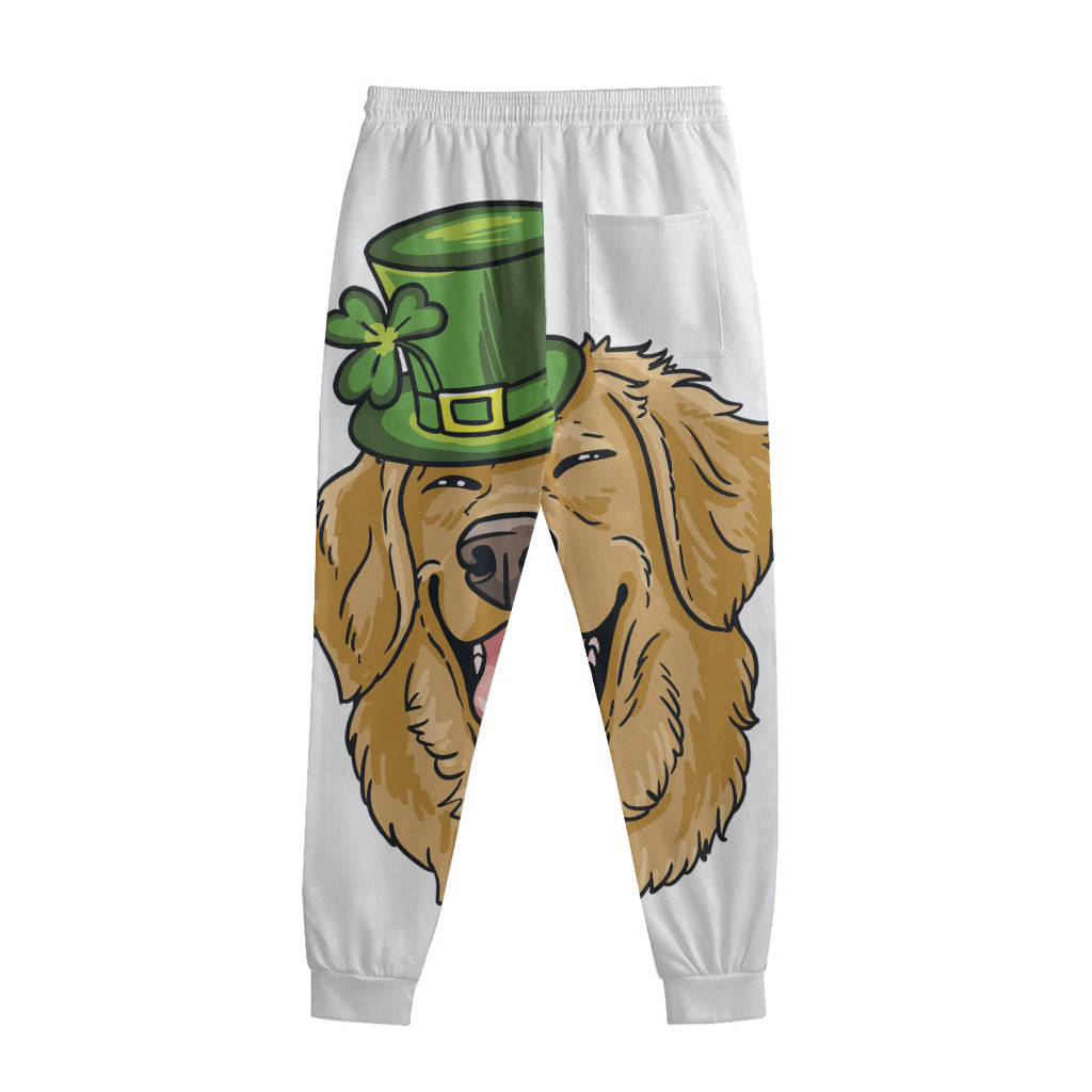 Patrick's Day Golden Retriever Print Sweatpants