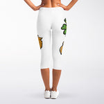 Patrick's Day Golden Retriever Print Women's Capri Leggings