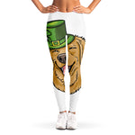 Patrick's Day Golden Retriever Print Women's Leggings