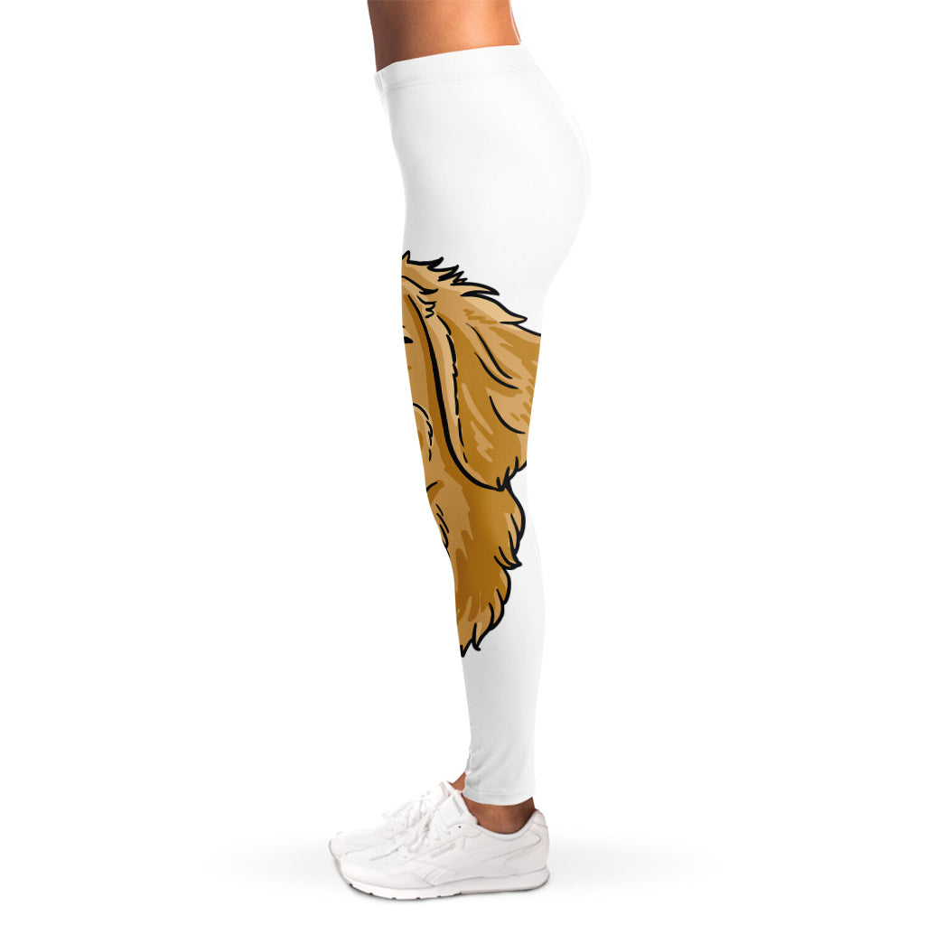Patrick's Day Golden Retriever Print Women's Leggings