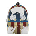 Patriotic American Eagle Print School Backpack