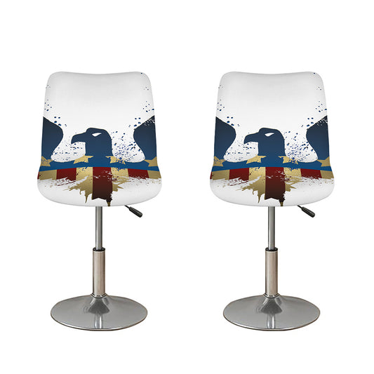 Patriotic American Eagle Print Bar Stool Covers