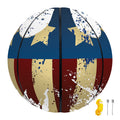 Patriotic American Eagle Print Basketball