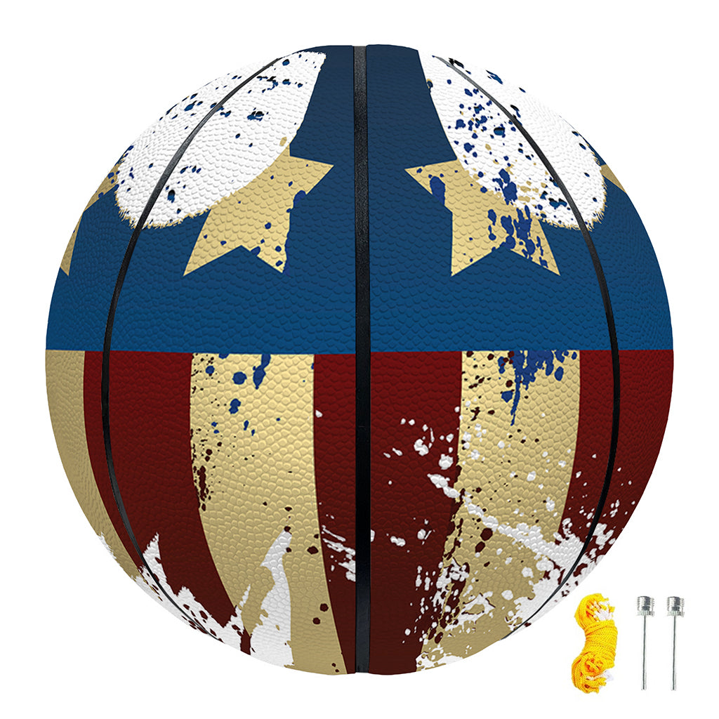 Patriotic American Eagle Print Basketball