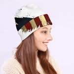 Patriotic American Eagle Print Beanie