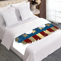 Patriotic American Eagle Print Bed Runner