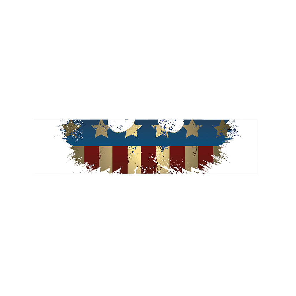 Patriotic American Eagle Print Bed Runner