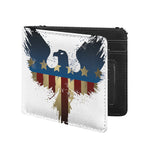 Patriotic American Eagle Print Bifold Wallet