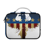 Patriotic American Eagle Print Briefcase Bible Bag