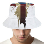 Patriotic American Eagle Print Bucket Hat