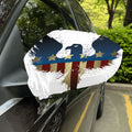 Patriotic American Eagle Print Car Side Mirror Covers