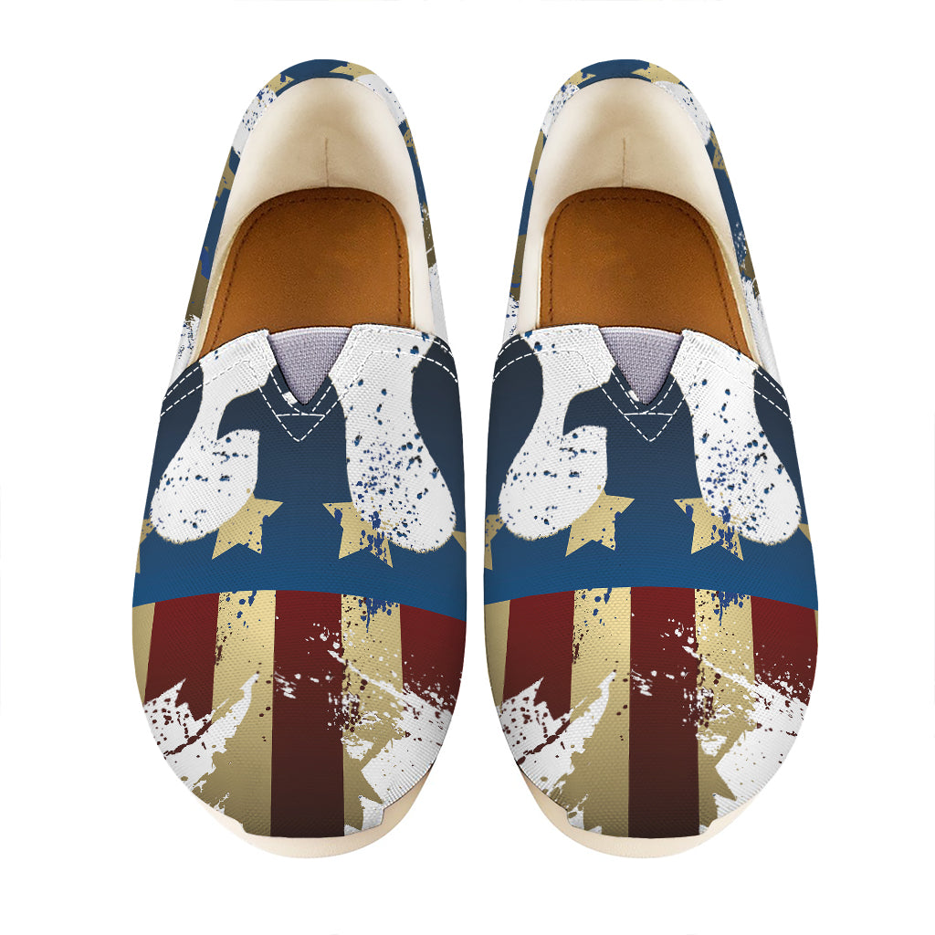 Patriotic American Eagle Print Casual Shoes
