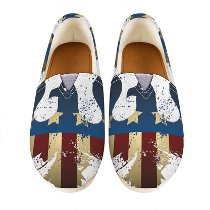 Patriotic American Eagle Print Casual Shoes