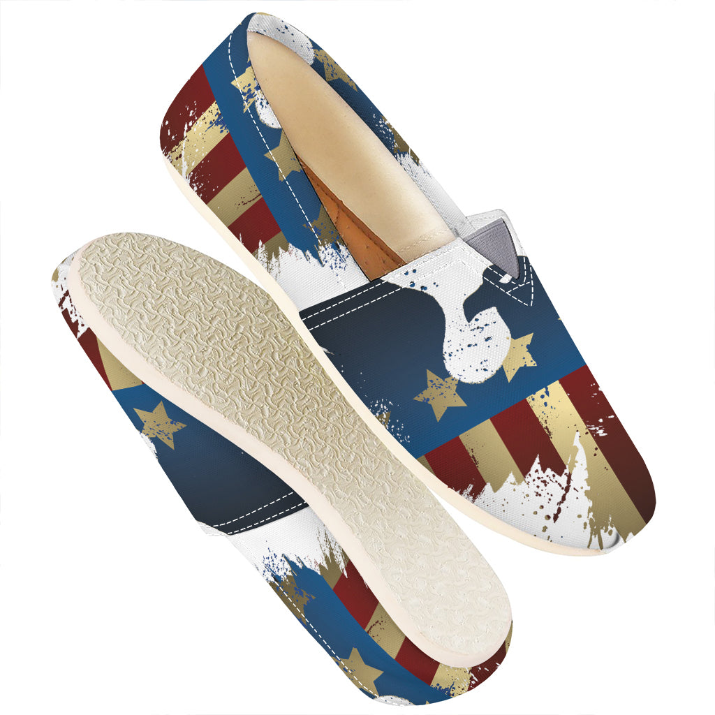 Patriotic American Eagle Print Casual Shoes