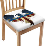Patriotic American Eagle Print Chair Cushion Cover