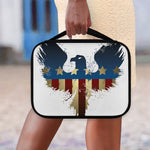 Patriotic American Eagle Print Classic Bible Case