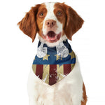 Patriotic American Eagle Print Dog Bandana