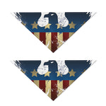 Patriotic American Eagle Print Dog Bandana