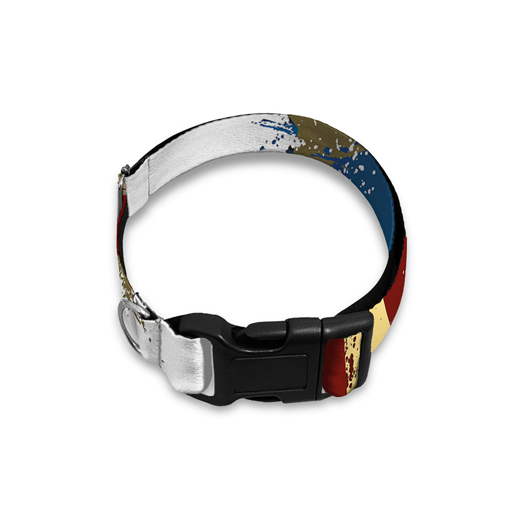 Patriotic American Eagle Print Dog Collar
