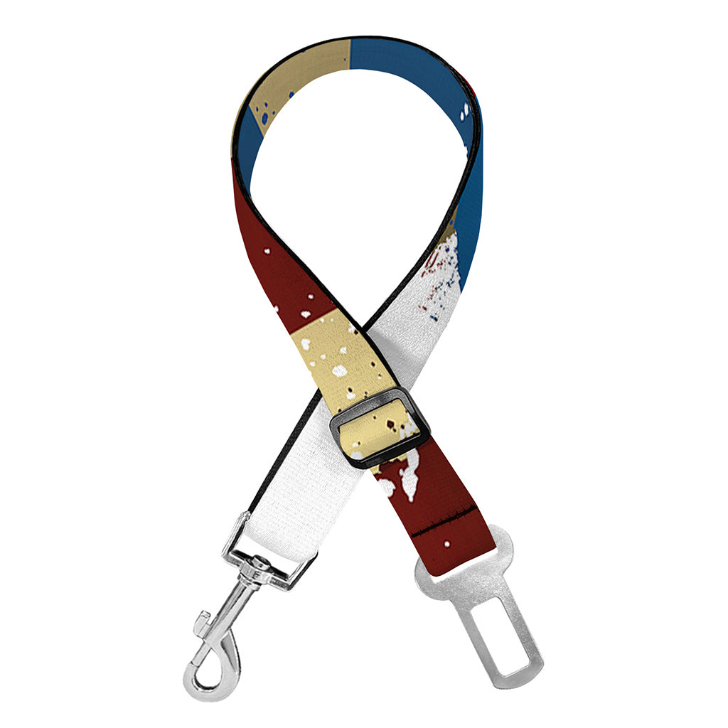 Patriotic American Eagle Print Dog Seat Belt