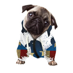 Patriotic American Eagle Print Dog Zip Up Hoodie