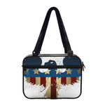 Patriotic American Eagle Print Double Strap Bible Bag