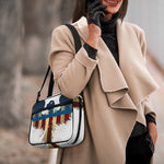 Patriotic American Eagle Print Double Strap Bible Bag