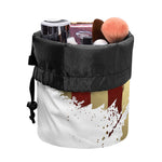 Patriotic American Eagle Print Drawstring Makeup Bag