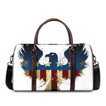 Patriotic American Eagle Print Duffle Bag