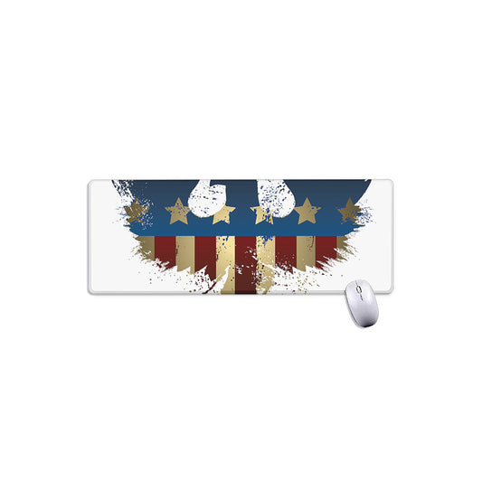 Patriotic American Eagle Print Extended Mouse Pad