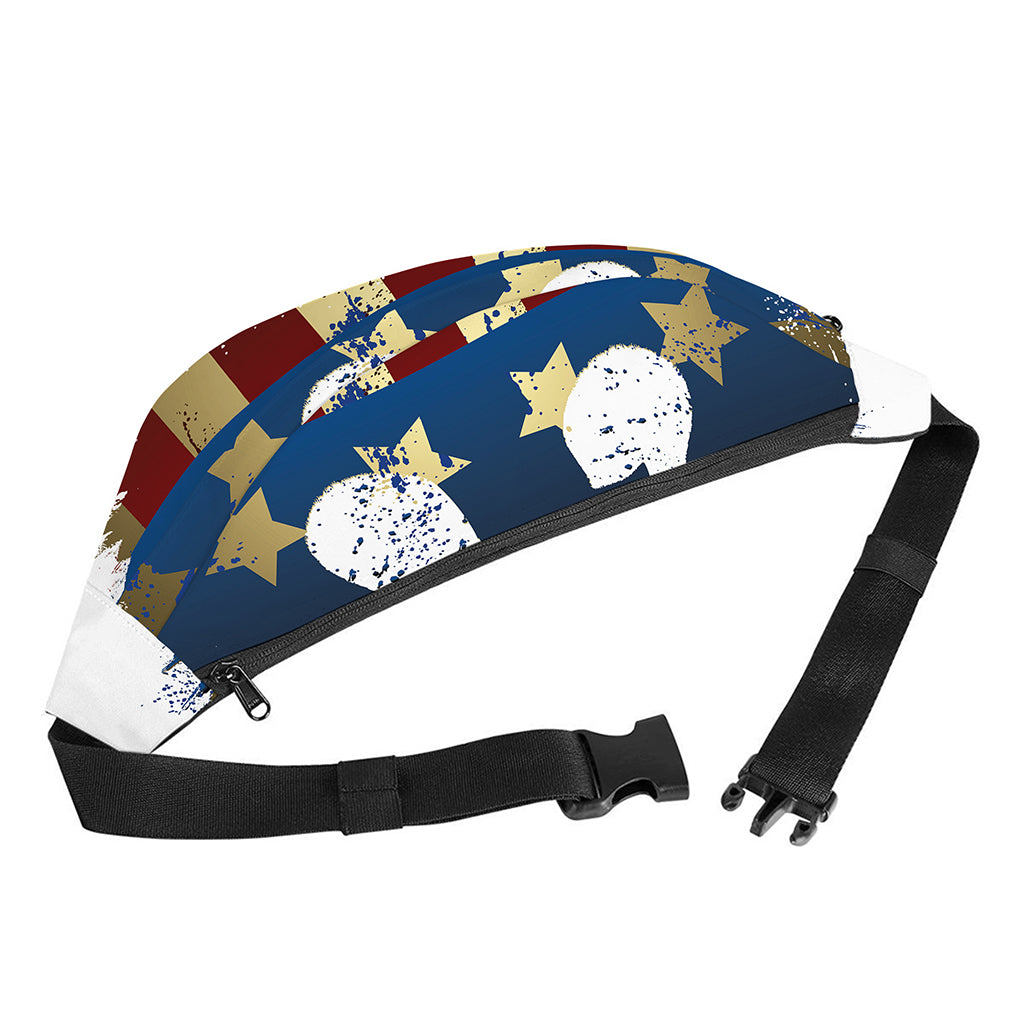 Patriotic American Eagle Print Fanny Pack