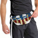 Patriotic American Eagle Print Fanny Pack