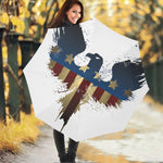 Patriotic American Eagle Print Foldable Umbrella