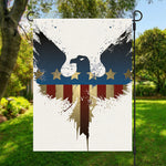 Patriotic American Eagle Print Garden Flag
