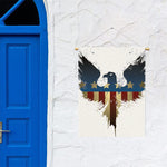 Patriotic American Eagle Print Garden Flag