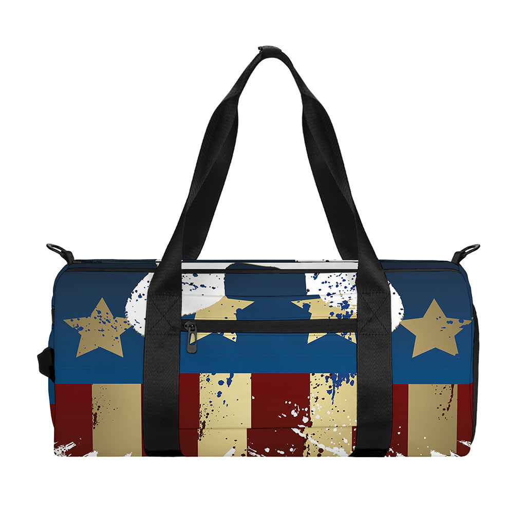 Patriotic American Eagle Print Gym Bag