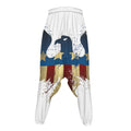 Patriotic American Eagle Print Hammer Pants