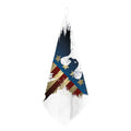 Patriotic American Eagle Print Hand Towel