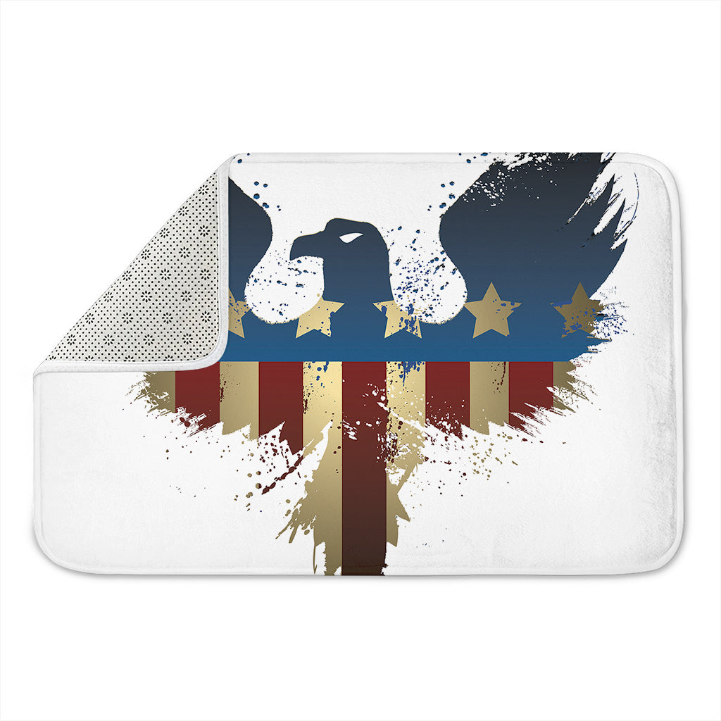 Patriotic American Eagle Print Indoor Door Mat