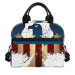 Patriotic American Eagle Print Insulated Lunch Bag