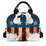 Patriotic American Eagle Print Insulated Lunch Bag