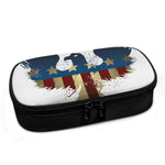 Patriotic American Eagle Print Insulin Cooler Travel Case