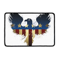 Patriotic American Eagle Print Kitchen Mat