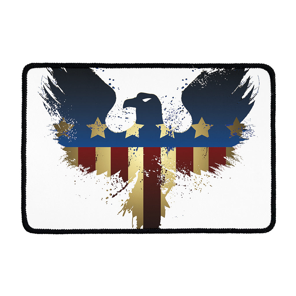 Patriotic American Eagle Print Kitchen Mat