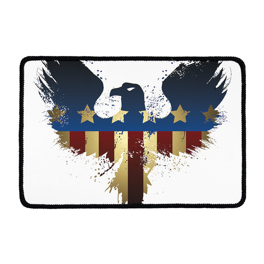 Patriotic American Eagle Print Kitchen Mat