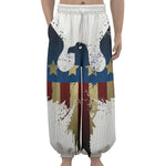 Patriotic American Eagle Print Lantern Pants