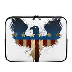 Patriotic American Eagle Print Laptop Sleeve