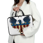 Patriotic American Eagle Print Laptop Sleeve With Handle